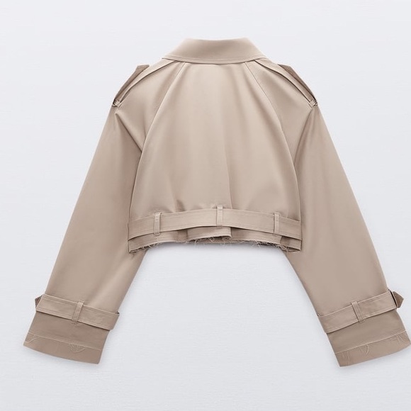 Zara Oversized Cropped Bicker Jacket - Picture 15 of 16